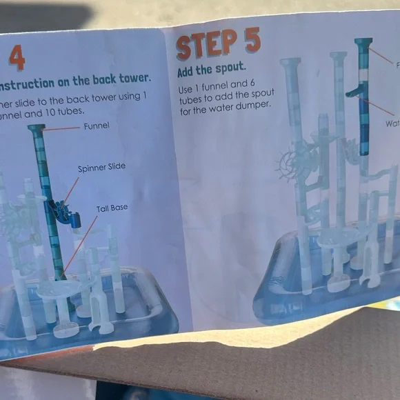 Aqua Maze Marble Run Twist - Vibrant Blue - Picture 5 of 8